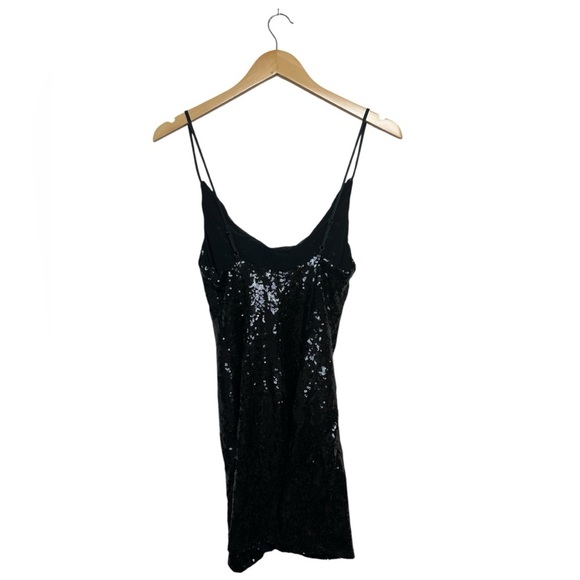 Urban Outfitters | NWT | Black Sequin Mini Dress | Size Small - Picture 6 of 6